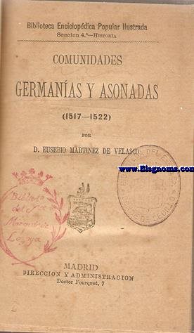 Comunidades Germanas y asonadas (1517-1522).