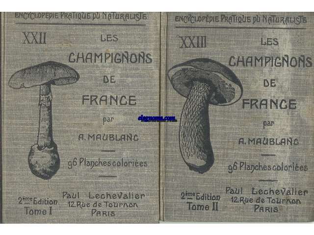 Les champignons comestibles et vnneux.Deuxime dition.Avec planches colories d'aprs les aquarelles de Mlle.J.Boully.