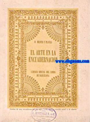 El Arte de la Encuadernacin.