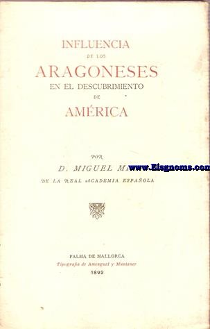 Influencia de los aragoneses en el Descubrimiento de Amrica.