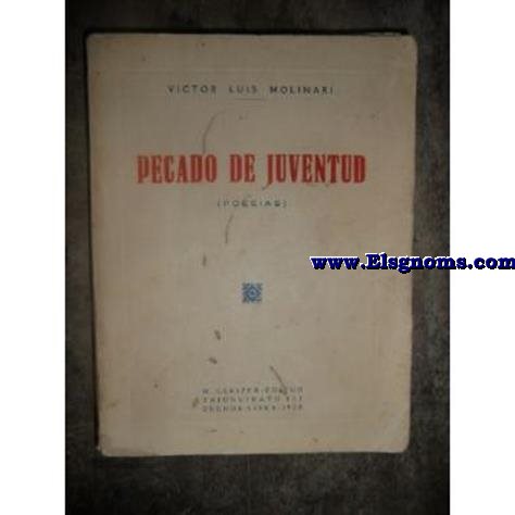 Pecado de juventud (Poesas).