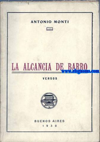 La alcanca de barro. Versos.