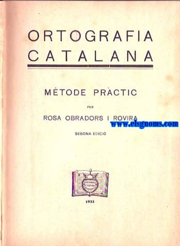 Ortografia Catalana. Mtode prctic.