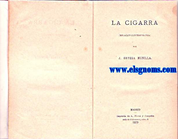 La cigarra (Relacin contempornea).