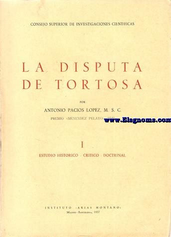La disputa de Tortosa.