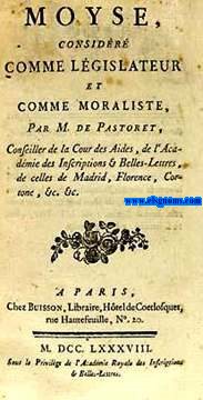 Moyse, consider comme lgislateur et comme moraliste.