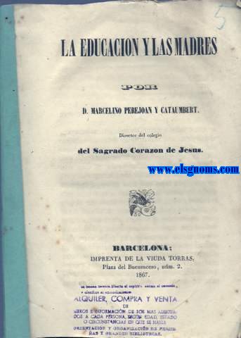 La educacin y las madres.