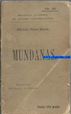 Mundanas. Ilustraciones de Comba, Cilla y G.de Federico.
