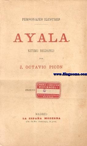Ayala. Estudio biogrfico.