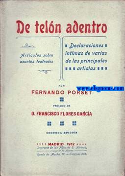 De teln adentro. Artculos sobre asuntos teatrales.