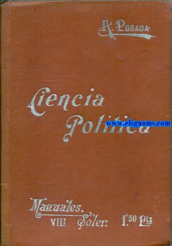 Ciencia poltica.