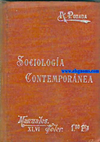 Sociologa contempornea.