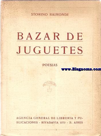 Bazar de juguetes. Poesas.