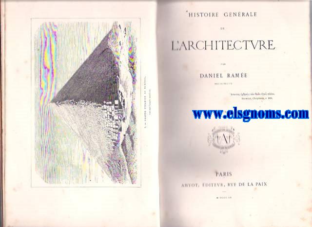 Histoire Gnrale de l'Architecture.