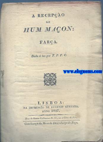 A recepo de hum maon. Fara.Dada  luz por F.P.F.C.