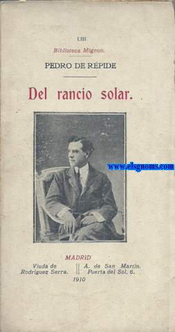 Del rancio solar.