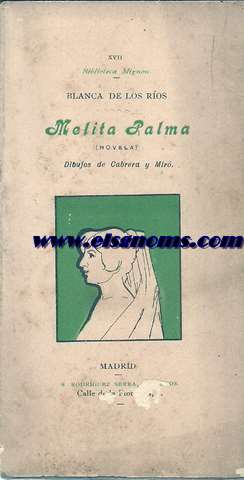 Melita Palma.(Novela).