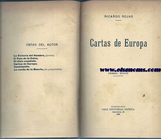 Cartas de Europa.