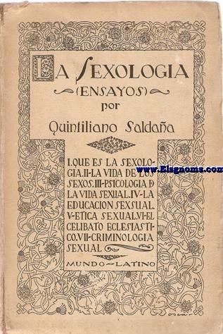 La Sexologa (Ensayos).