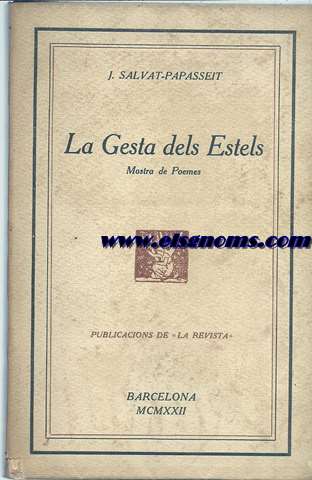 La Gesta dels Estels.Mostra de Poemes.