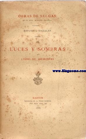Luces y sombras y Libro de memorias.