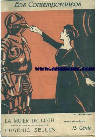 La mujer de Loth.Drama en tres actos.