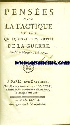 Penses sur la tactique et sur quelques autres parties de la guerre.
