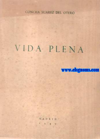 Vida plena. Poesas.
