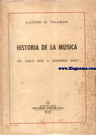 Historia de la Msica del siglo XVIII a nuestros das.