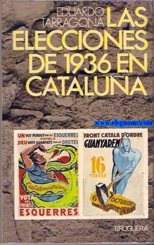 Las elecciones de 1936 en Catalua.