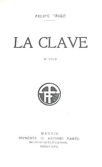 La clave.Novela.