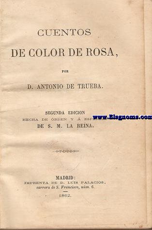 Cuentos de color de rosa.