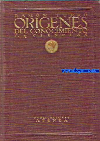Orgenes del conocimiento (El hambre). Con un extenso prlogo de Miguel de Unamuno.