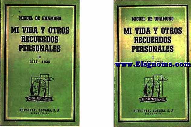Mi vida y otros recuerdos personales (1889-1936) Recopilacin y prlogo de Manuel Garca Blanco.