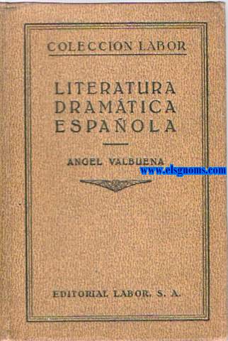 Literatura dramtica espaola.