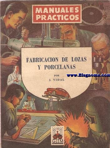 Fabricacin de lozas y porcelanas.