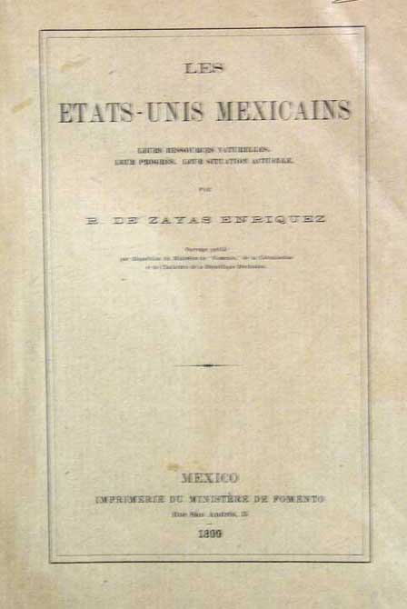 Les Etats-Unis Mexicaines. Leurs ressources naturelles,leur progrs,leur situation actuelle.