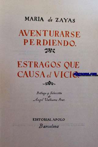 Aventurarse perdiendo y Estragos que causa el vicio (Novelas ejemplares).