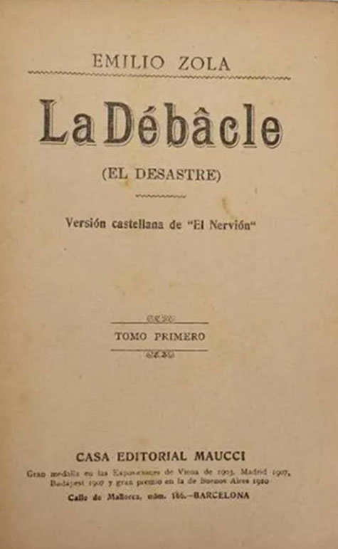 La dbcle.(El desastre) .Versin castellana de El Nervin.