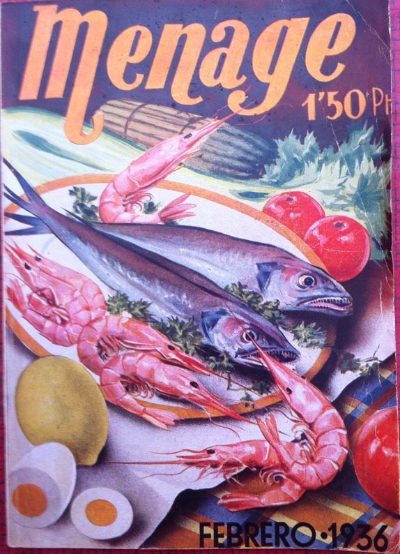 Menage Revista del arte en la casa, cocina y pastelera modernas.N 61.Ao VI. Febrero 1936.