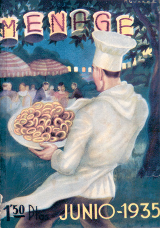 Menage Revista del arte en la casa, cocina y pastelera modernas.N 53.Ao V.Junio 1935.