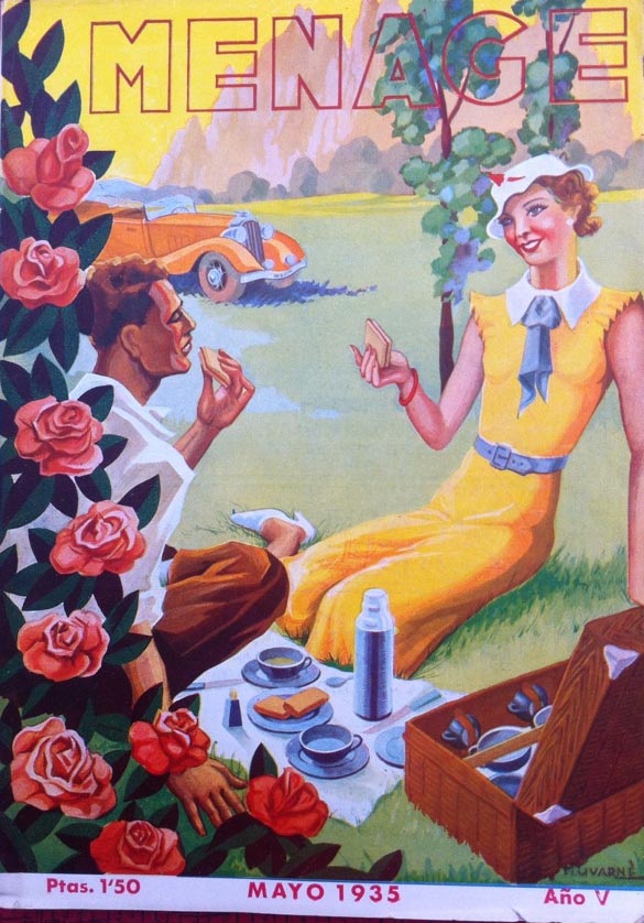 Menage Revista del arte en la casa, cocina y pastelera modernas.N 52.Ao V. Mayo 1935.