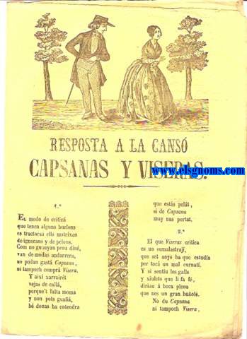 Resposta a la cans Capsanas y Viseras.El Llanto Triste.