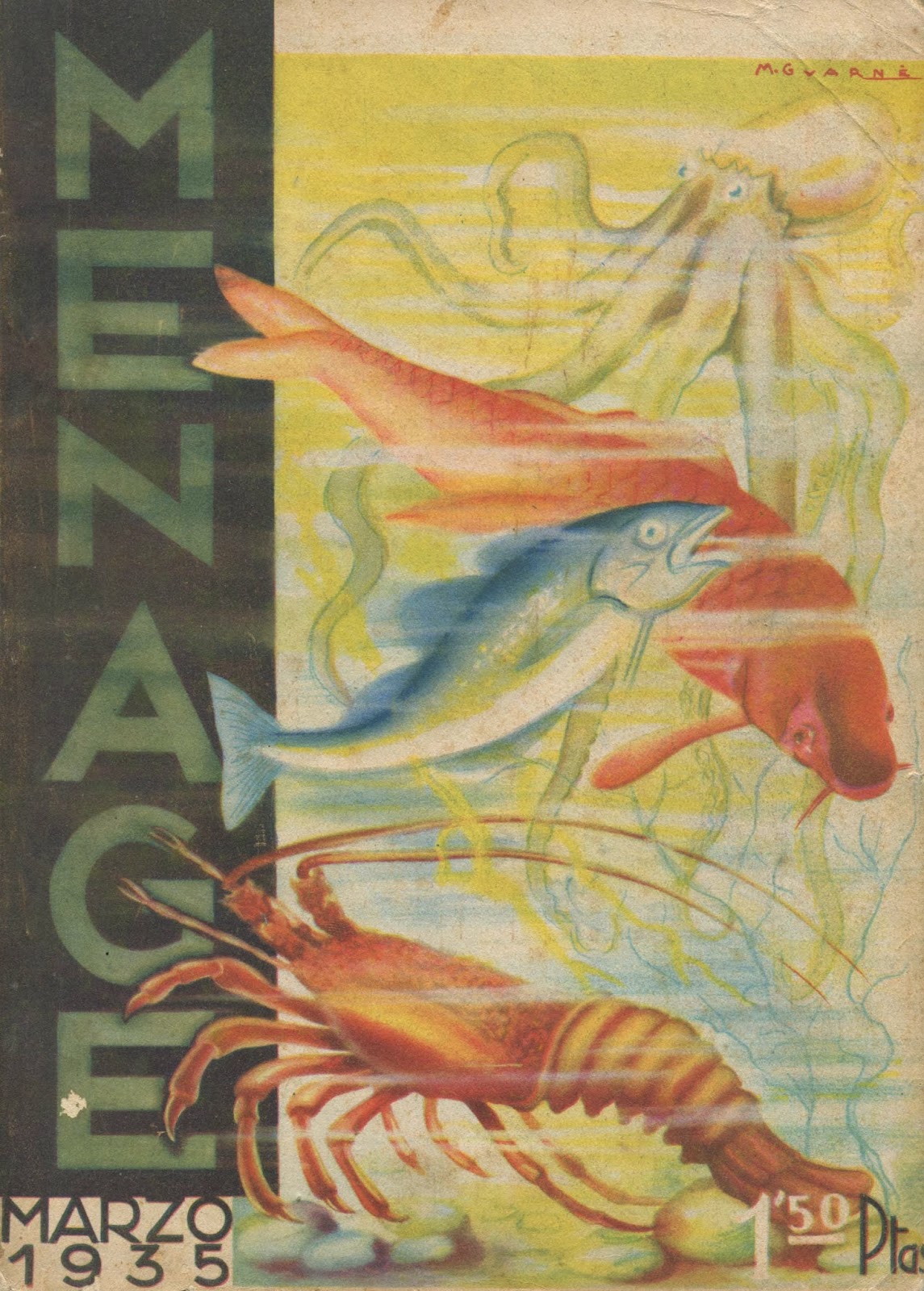 Menage Revista del arte en la casa, cocina y pastelera modernas.N 50.Ao V. Marzo 1935.