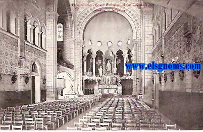 Barcelona.Casa Provincial de Caridad.Iglesia-Interior.