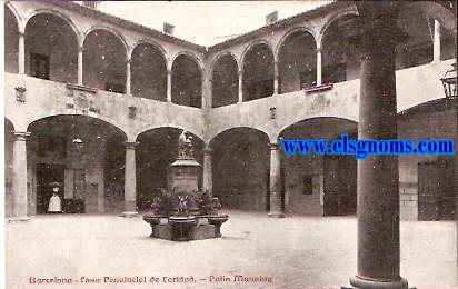 Barcelona.Casa Provincial de Caridad.Patio Manning.