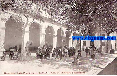 Barcelona.Casa Provincial de Caridad.Patio de Monticelli (Impedidos).