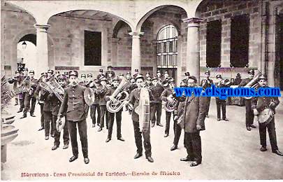 Barcelona.Casa Provincial de Caridad.Banda de Msica.