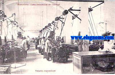 Barcelona.Casa Provincial de Caridad.Talleres mecnicos.