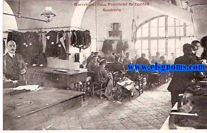 Barcelona.Casa Provincial de Caridad.Sastrera.